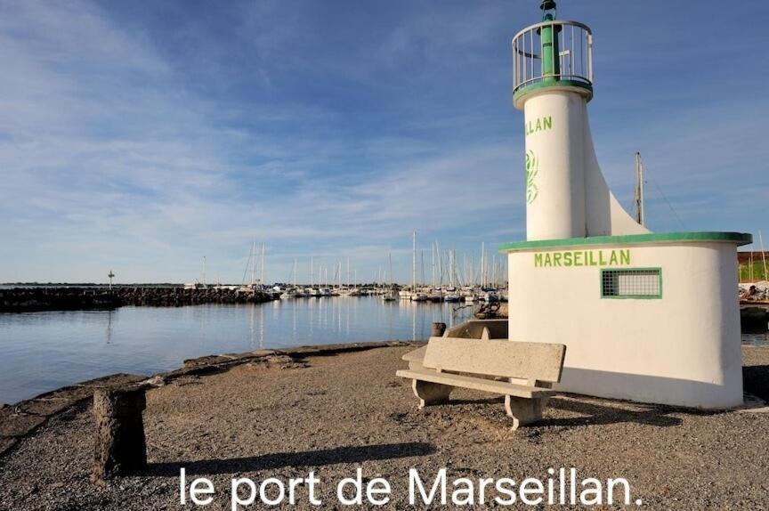 Le Corinthe - Appt Classe 3 Etoiles Et Climatise Marseillan  Bagian luar foto